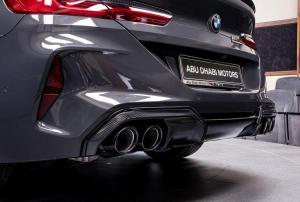 BMW M8 Competition Gran Coupe в цвете Brands Hatch Grey