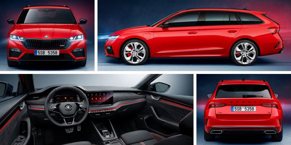 Skoda Octavia RS iV Combi 2020 года