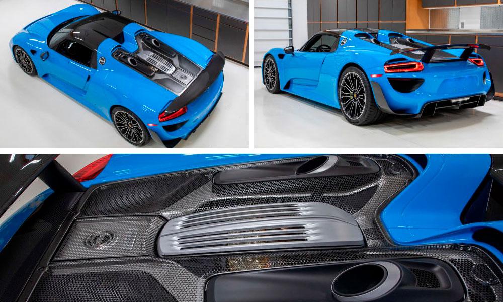 Porsche 918 Spyder Weissach Package 2015 года, Mecum