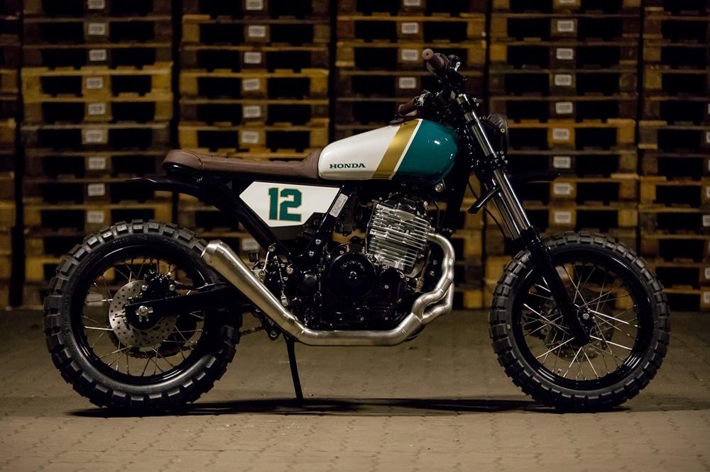 Стрит-трекер на базе Honda NX650 в исполнении мастерской H-B Custom