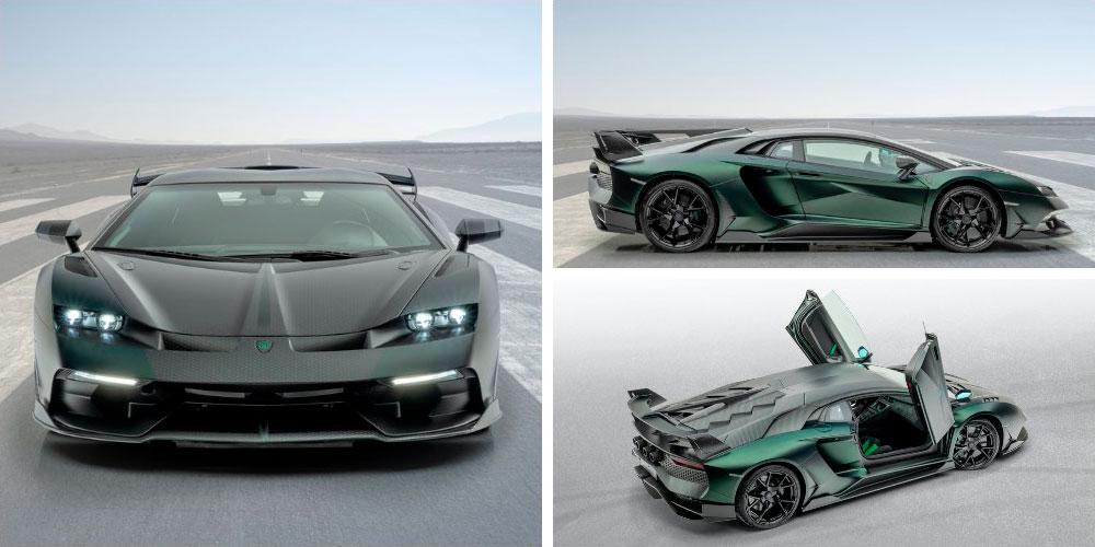 Lamborghini Aventador SVJ Cabrera by Mansory 2020 года