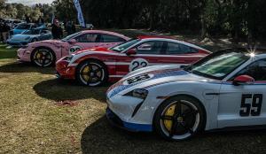 Культовый триколор в облике Porsche Taycan