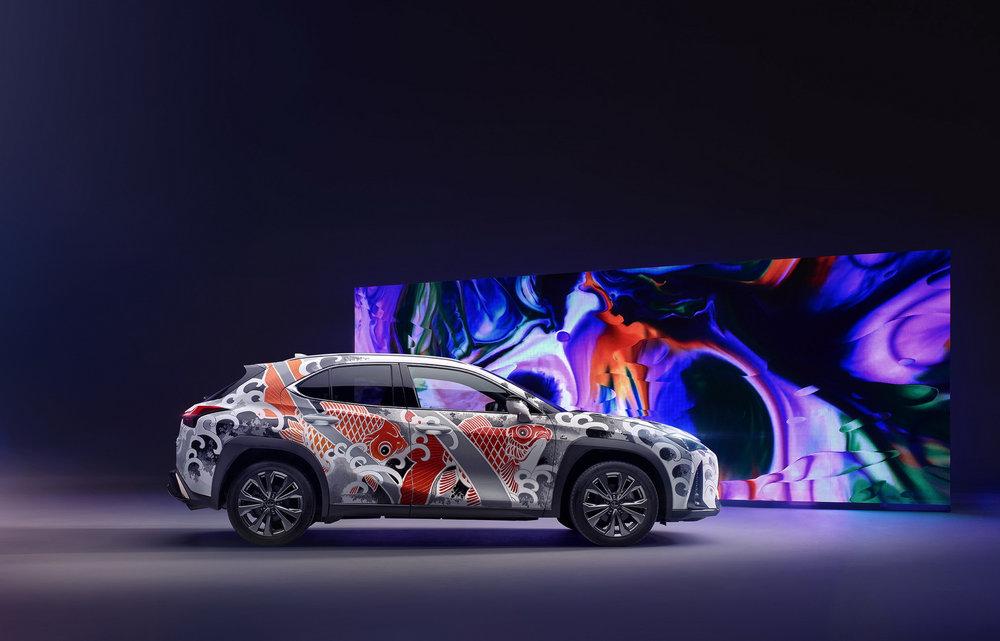 Lexus UX250h F-Sport Tattooed Art Car by Claudia De Sabe