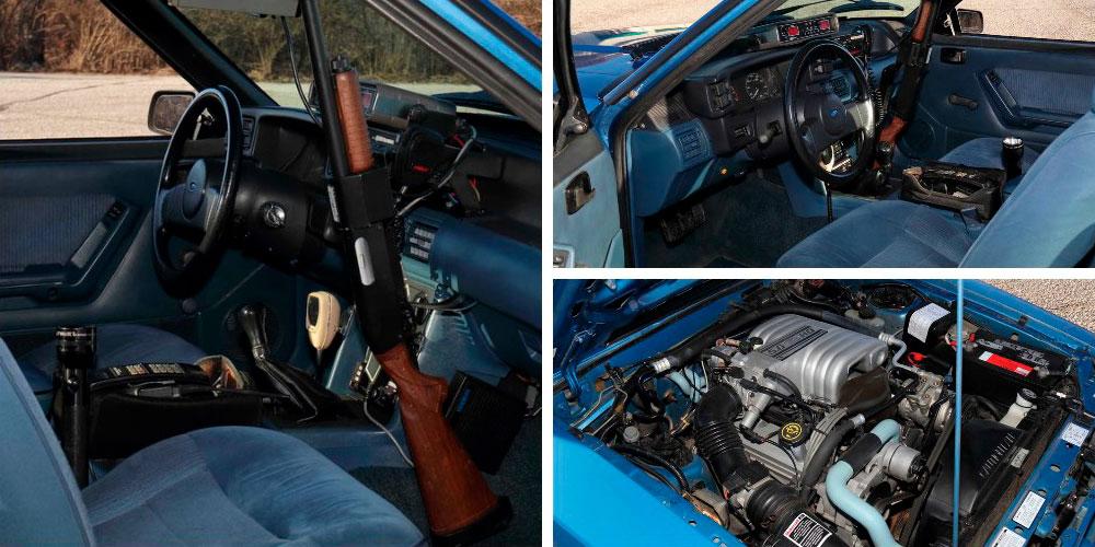 Ford Mustang LX 5.0 SSP Police Car 1989 года, Mecum