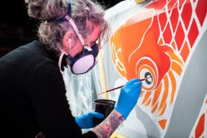 Lexus UX250h F-Sport Tattooed Art Car by Claudia De Sabe