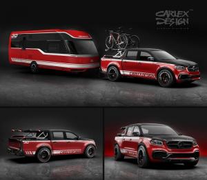 Mercedes-Benz X-Class 30 Special Edition Exy Viale Bike Tour Set by Carlex Design