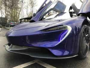 McLaren Speedtail в пурпурном цвете