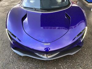 McLaren Speedtail в пурпурном цвете