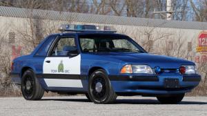 Ford Mustang LX 5.0 SSP Police Car 1989 года, Mecum