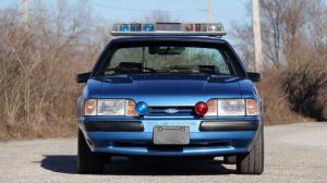 Ford Mustang LX 5.0 SSP Police Car 1989 года, Mecum