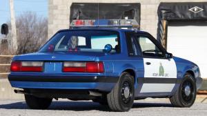 Ford Mustang LX 5.0 SSP Police Car 1989 года, Mecum