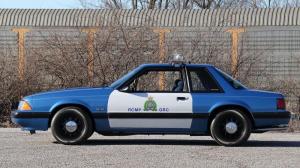 Ford Mustang LX 5.0 SSP Police Car 1989 года, Mecum