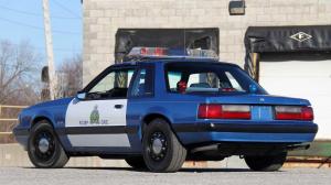 Ford Mustang LX 5.0 SSP Police Car 1989 года, Mecum