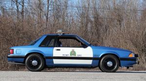 Ford Mustang LX 5.0 SSP Police Car 1989 года, Mecum