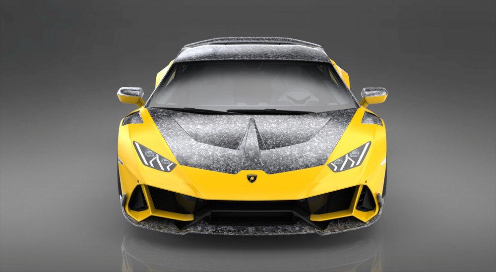 1016 Industries Lamborghini Huracan Evo купается в кованом углеродном волокне