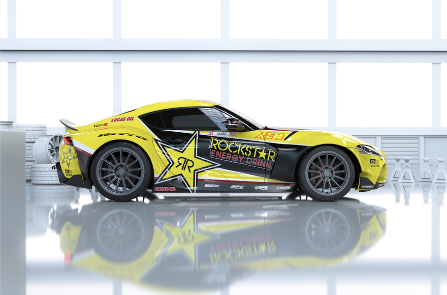 Toyota Supra форсировали для участия в Formula Drift