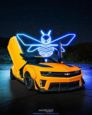 Chevrolet Camaro Bumblebee Witwicky by JDM Special on HRE Wheels