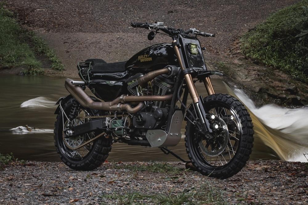 Восхитительный австралийский кастом Harley-Davidson Sportster