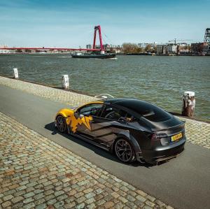 Tesla Model 3 Yellow Flash by JP Customs 2020 года