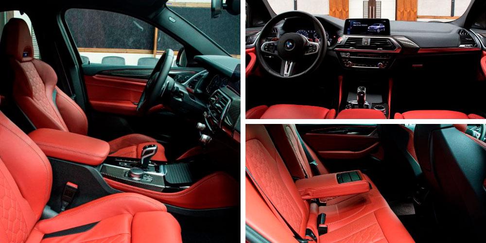 BMW X4 M Competition by AC Schnitzer 2020 года, в цвете Toronto Red, Abu Dhabi Motors