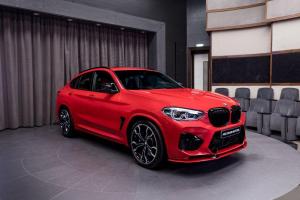 BMW X4 M Competition by AC Schnitzer 2020 года, в цвете Toronto Red, Abu Dhabi Motors