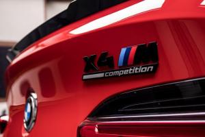 BMW X4 M Competition by AC Schnitzer 2020 года, в цвете Toronto Red, Abu Dhabi Motors