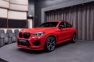 BMW X4 M Competition by AC Schnitzer 2020 года, в цвете Toronto Red, Abu Dhabi Motors