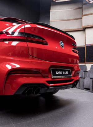 BMW X4 M Competition by AC Schnitzer 2020 года, в цвете Toronto Red, Abu Dhabi Motors
