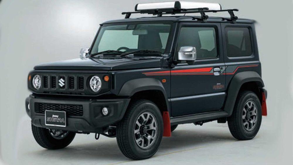 Suzuki Jimny получил различные варианты декалей и еще больше напитался духом 80-х годов