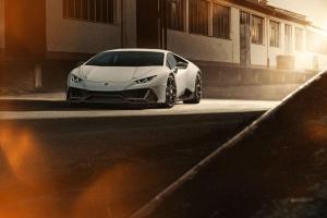 Lamborghini Huracan EVO by Novitec Rosso on Vossen Wheels 2020 года