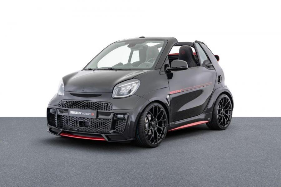 Brabus Ultimate E  это то, что 54 000 долларов могут сделать с Smart EQ ForTwo Cabrio
