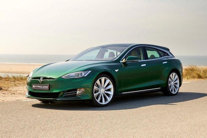 Продается модифицированная в шутинг-брейк Tesla Model S
