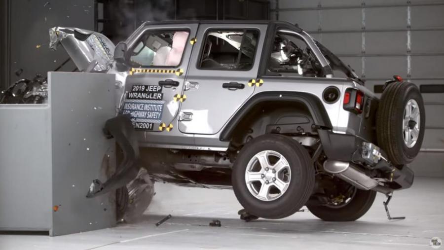 Jeep Wrangler в очередной раз провалил испытания на прочность