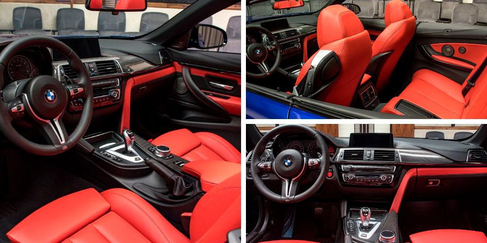 BMW M4 Convertible Competition Package 2020 года, в цвете San Marino Blue, Abu Dhabi Motors