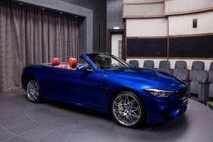 BMW M4 Convertible Competition Package 2020 года, в цвете San Marino Blue, Abu Dhabi Motors