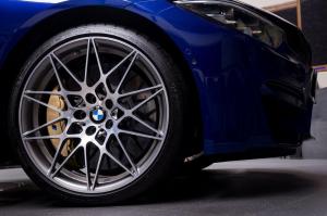 BMW M4 Convertible Competition Package 2020 года, в цвете San Marino Blue, Abu Dhabi Motors