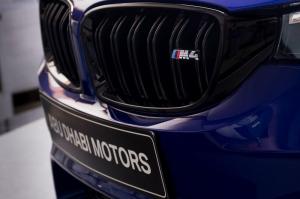 BMW M4 Convertible Competition Package 2020 года, в цвете San Marino Blue, Abu Dhabi Motors