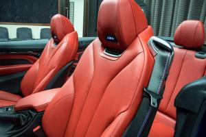 BMW M4 Convertible Competition Package 2020 года, в цвете San Marino Blue, Abu Dhabi Motors