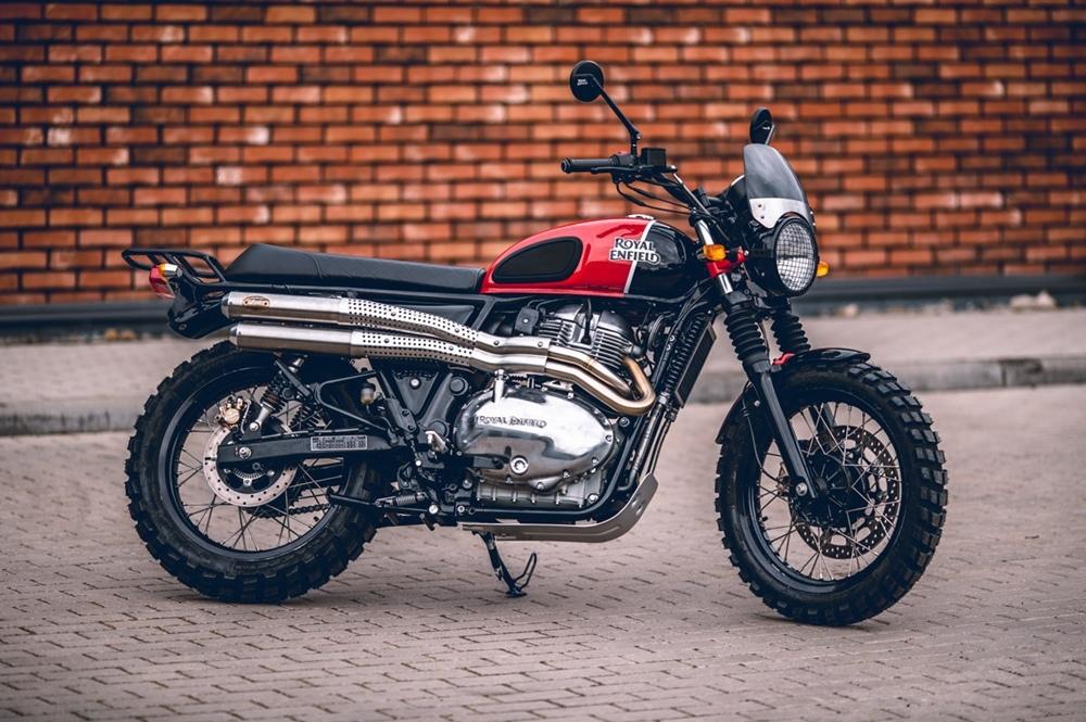 Кастомный проект Royal Enfield Interceptor 650 Scrambler