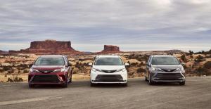 Toyota Sienna Platinum, Toyota Sienna Limited и Toyota Sienna XSE 2020 года