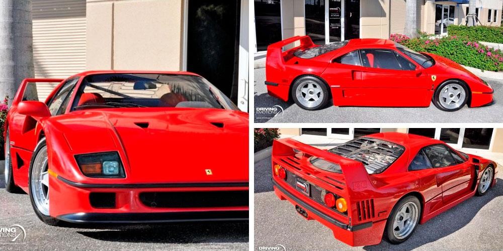 Ferrari F40 1992 года, Driving Emotions