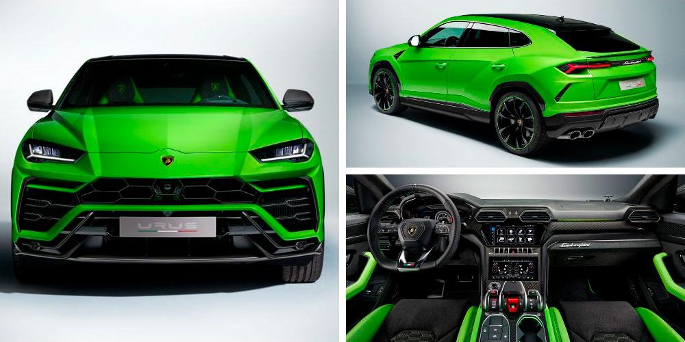 Lamborghini Urus Pearl Capsule в цвете Verde Mantis Green