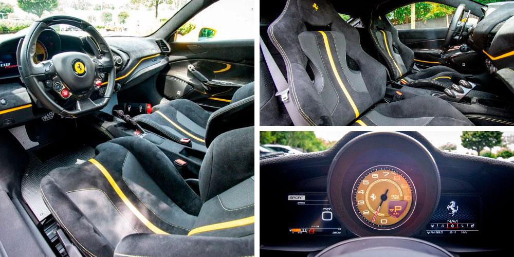 Ferrari 488 Pista 2019 года, в цвете Modena Yellow, Bring A Trailer
