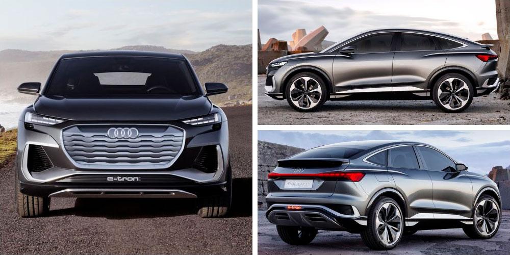 Audi Q4 Sportback e-tron Concept 2020 года