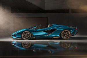 Lamborghini Sian Roadster 2020 года