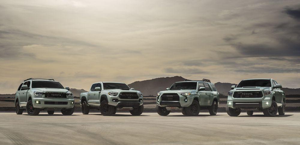 Серия внедорожников TRD Pro от Toyota получит новый окрас