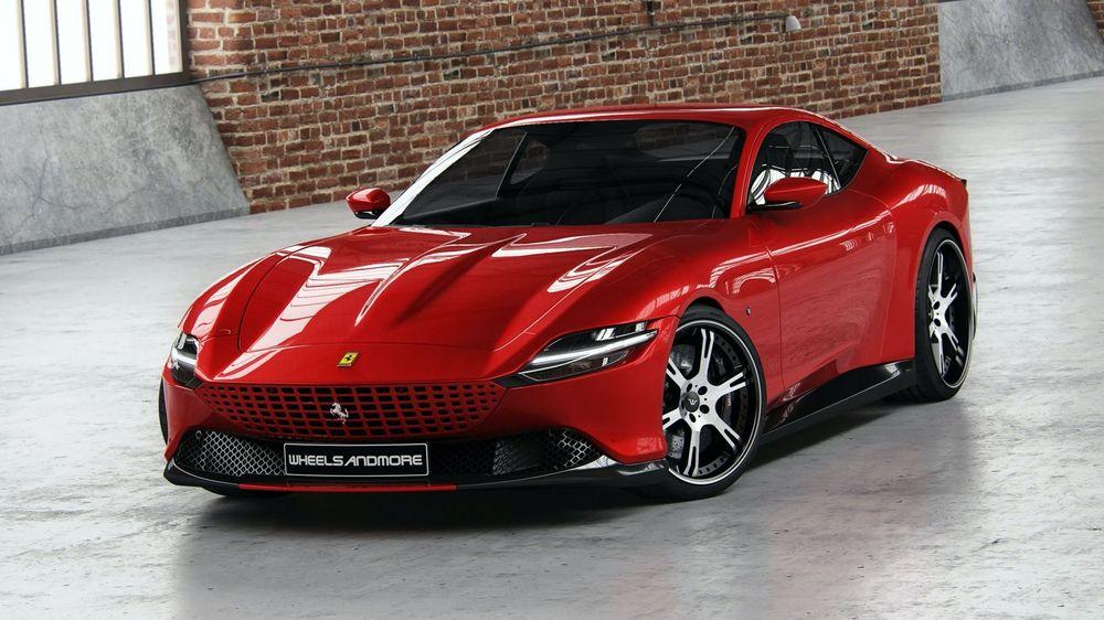 Ferrari Roma получит новые колеса от тюнеров Wheelsandmore