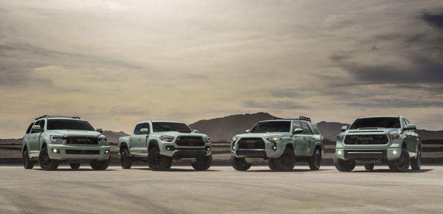 Серия внедорожников TRD Pro от Toyota получит новый окрас