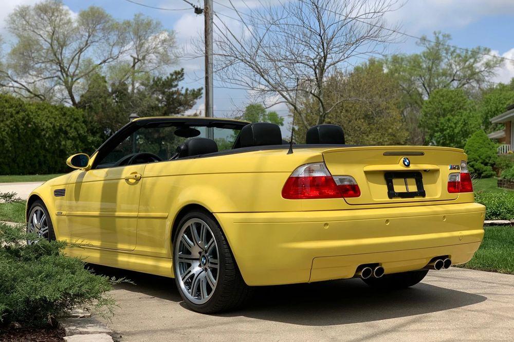 BMW m3 e46 желтая