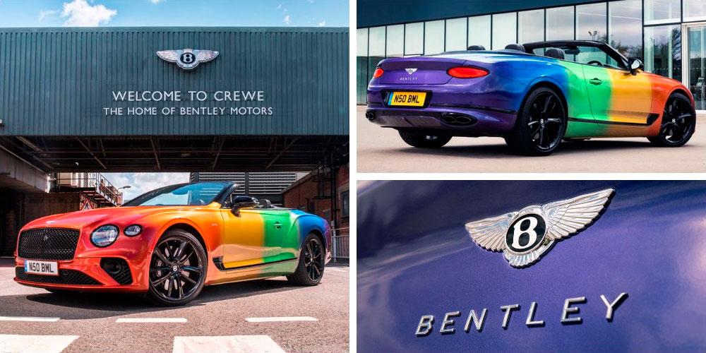 Bentley Continental GT Convertible First Edition Rainbow Hero 2020 года